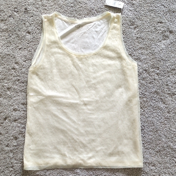 LOFT Tops - NWT LOFT Cream Sequin Tank Size Large Petite